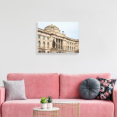 renaissancestijl openbare bibliotheek in milwaukee canvas afdruk (Insitu (Woonkamer))