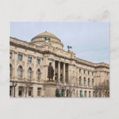 renaissancestijl openbare bibliotheek in milwaukee feestdagenkaart (Voorkant)