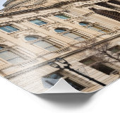 renaissancestijl openbare bibliotheek in milwaukee foto afdruk (Hoek)