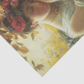  renaissancevrouw slaappatroon tissuepapier (Detail)