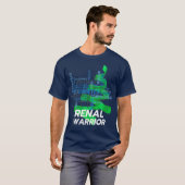 Renale krijger CKD dialyse steun T-shirt (Voorkant volledig)