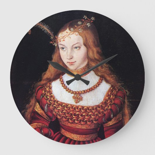 RENASSAINCE BEAUTY, MODE JEWELRY COSTUME DESIGN GROTE KLOK (Voorkant)