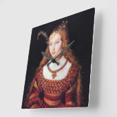 RENASSAINCE BEAUTY, MODE JEWELRY COSTUME DESIGN VIERKANTE KLOK (Hoek)