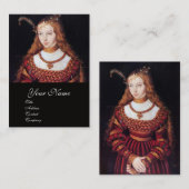 RENASSAINCE BEAUTY, MODE JEWELRY COSTUME DESIGN VISITEKAARTJE (Voorkant / Achterkant)