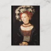 RENASSAINCE BEAUTY, MODE JEWELRY COSTUME DESIGN VISITEKAARTJE (Achterkant)