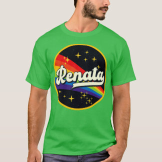 Renata regenboog in ruimte  stijl t-shirt