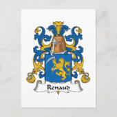 Renaud Family Crest Briefkaart (Voorkant)