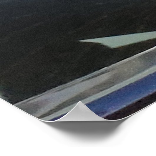 Renaul* 4CV,  Franse auto. Poster (Hoek)