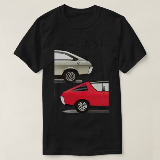 Renault 15 ventilator ontwerp T-shirt (Design voorkant)