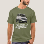 Renault 4 - Ik rij een legende - in 38 kleuren T-shirt<br><div class="desc">Dit afbeelding komt uit de modelversie van '80. Ik maakte het in 38 kleurenopties, klik de Edit knoop en u zult alle autokleuren in verschillende lagen en 19 verschillende "ik rij een legenda"teksten vinden. Verberg dit witte enkel en publiceer de kleur u wilt krijgen. U kunt resize en afbeeldingen ook...</div>
