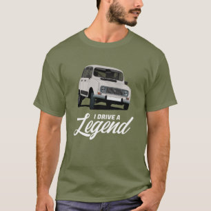 Renault 4 - Ik rij een legende - in 38 kleuren T-shirt