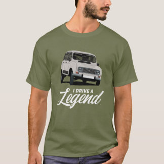 Renault 4 - Ik rij een legende - in 38 kleuren T-shirt