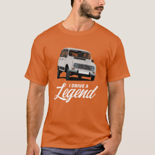 Renault 4 - Ik rij een legende - in 38 kleuren T-shirt