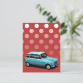 Renault 4L Briefkaart (Staand voorkant)