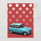 Renault 4L Briefkaart (Voorkant)