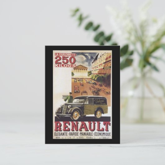 Renault Briefkaart (Staand voorkant)