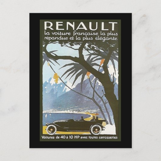 Renault Briefkaart (Voorkant)