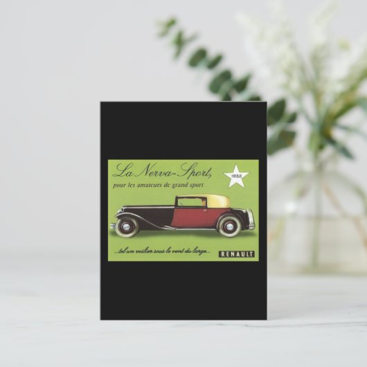 Renault Briefkaart (Staand voorkant)