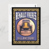 Renault Brothers Vintage Auto Briefkaart (Voorkant / Achterkant)