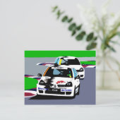 Renault Clio Racing Cars Briefkaart (Staand voorkant)