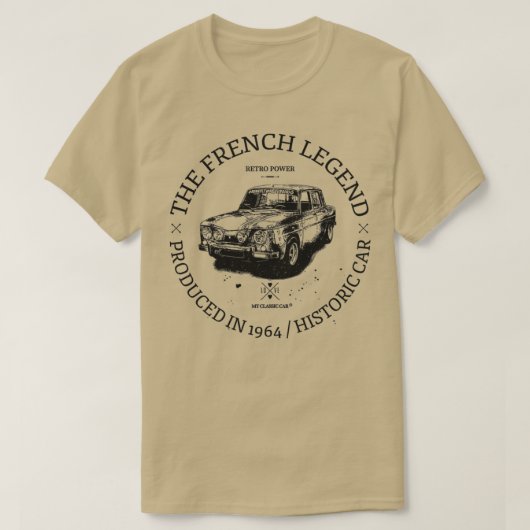 Renault R8 Gordini T-shirt (Design voorkant)