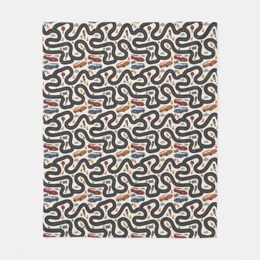 Renbaan Fleece Deken (Voorkant)