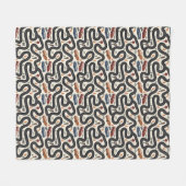 Renbaan Fleece Deken (Voorkant (Horizontaal))