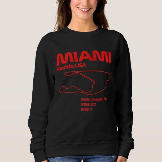 Renbaan in Miami Formule Racecircuits Sport  Trui (Voorkant)