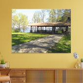 Rend Lake in Southern Illinois Canvas Afdruk (Insitu (Woonkamer))