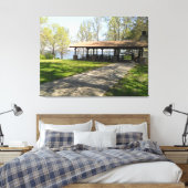 Rend Lake in Southern Illinois Canvas Afdruk (Insitu (Slaapkamer))