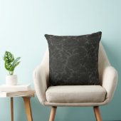 Renda floral detalhada em preto desing kussen (Stoel)
