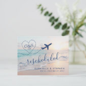 Rendatum opnieuw gekozen batchtbestemming TBD Aankondigingskaart (Staand voorkant)