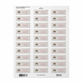 Rendeieren Buffalo Plaid Glitterige Bokeh Label (Full Sheet)