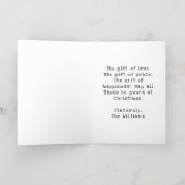 Rendelieren Speciale Bezorging Folie Kerstkaart Folie Wenskaart (Binnenlaag)