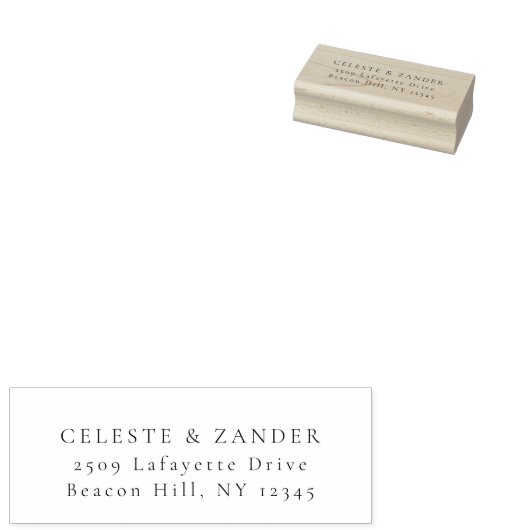 Rendement Adres Rubberstempel (Gestempeld)