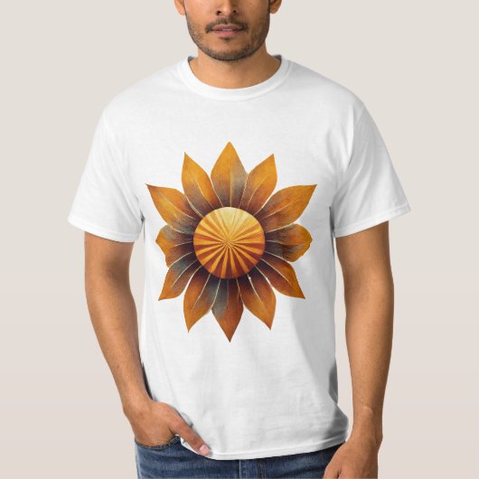 Rendering van een zonnestraal, de stralen versprei t-shirt (Voorkant)