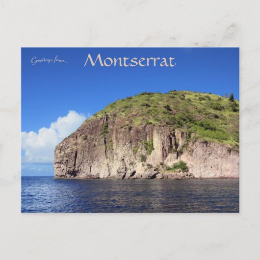 Rendez-vous Bluff Montserrat Briefkaart (Voorkant)