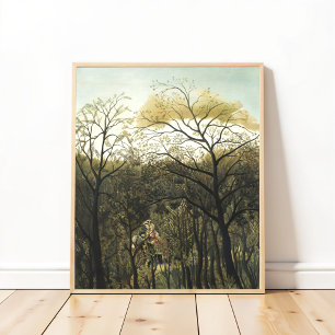 Rendez-vous in het bos, Henri Rousseau Poster