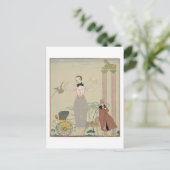 Rendez-vous (w/c op papier) briefkaart (Staand voorkant)