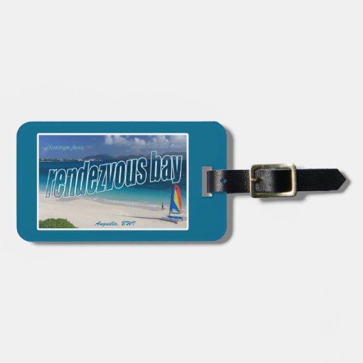 Rendezvous Bay, Anguilla Bagagelabel (Voorkant horizontaal)