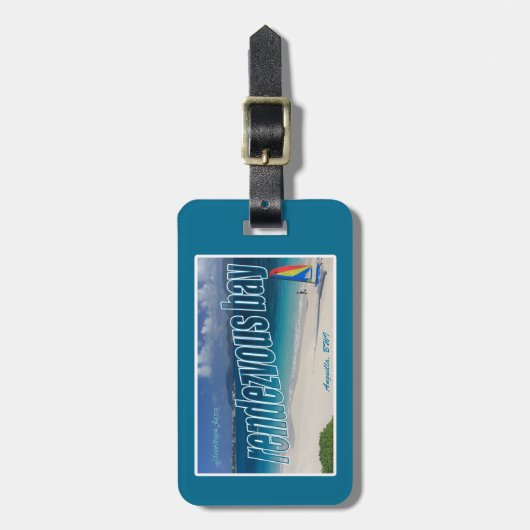 Rendezvous Bay, Anguilla Bagagelabel (Voorkant verticaal)