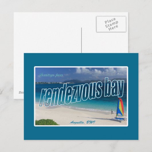 Rendezvous Bay, Anguilla Briefkaart (Voorkant / Achterkant)
