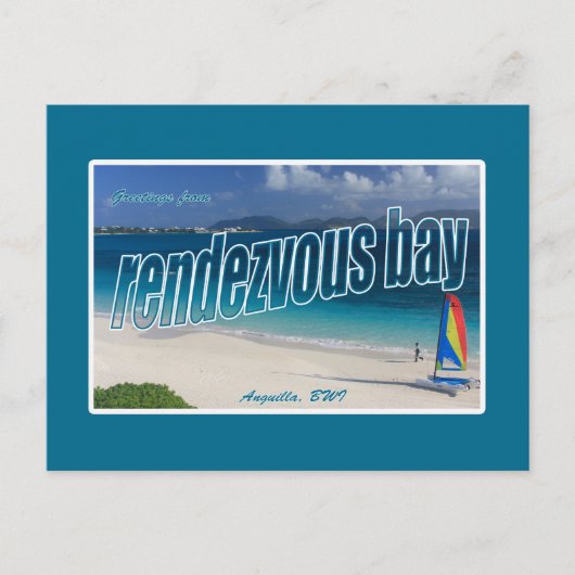 Rendezvous Bay, Anguilla Briefkaart (Voorkant)