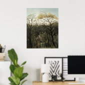 Rendezvous in Forest - Henri Rousseau Fine Art Poster (Thuiskantoor)