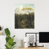 Rendezvous in the Forest, Henri Rousseau Poster (Thuiskantoor)