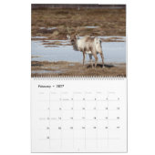 Rendier 2027 kalender (Feb 2027)