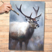 Rendier 3 Decoupage papier