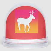 Rendier afbeelding  sneeuwbol (Voorkant)