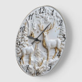 Rendier Antlers Christmas Spirit Grote Klok (Hoek)