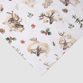 Rendier Boerderij Kerstboom Boerderij | Vakantie Tissuepapier (Detail)